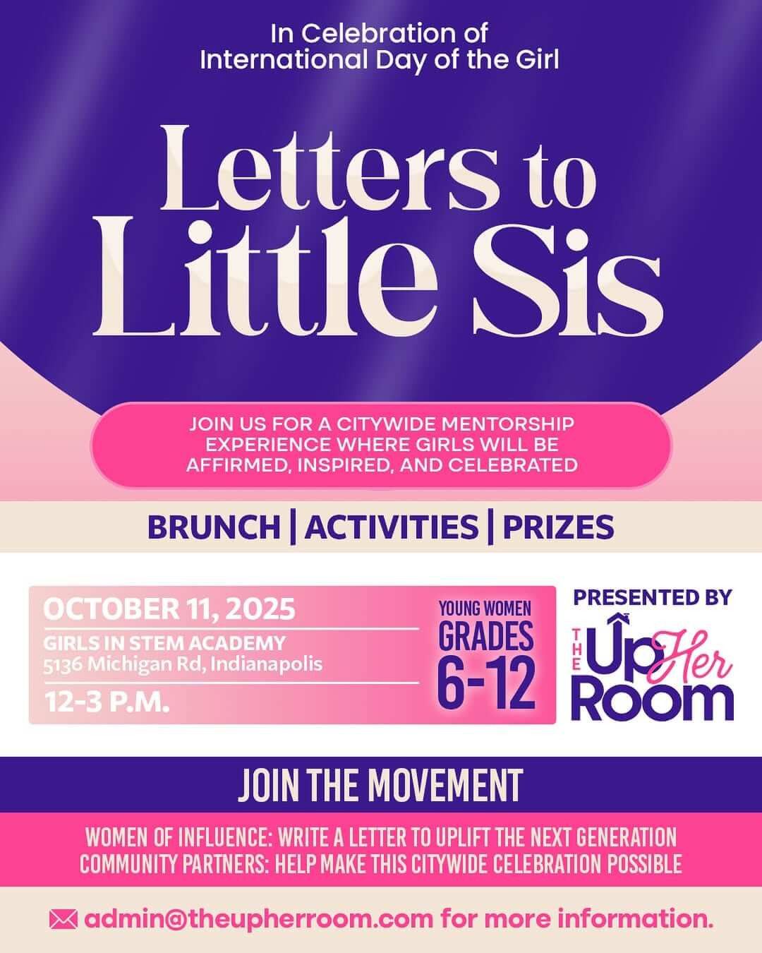 Letters to Little Sis - mentorship initiative logo