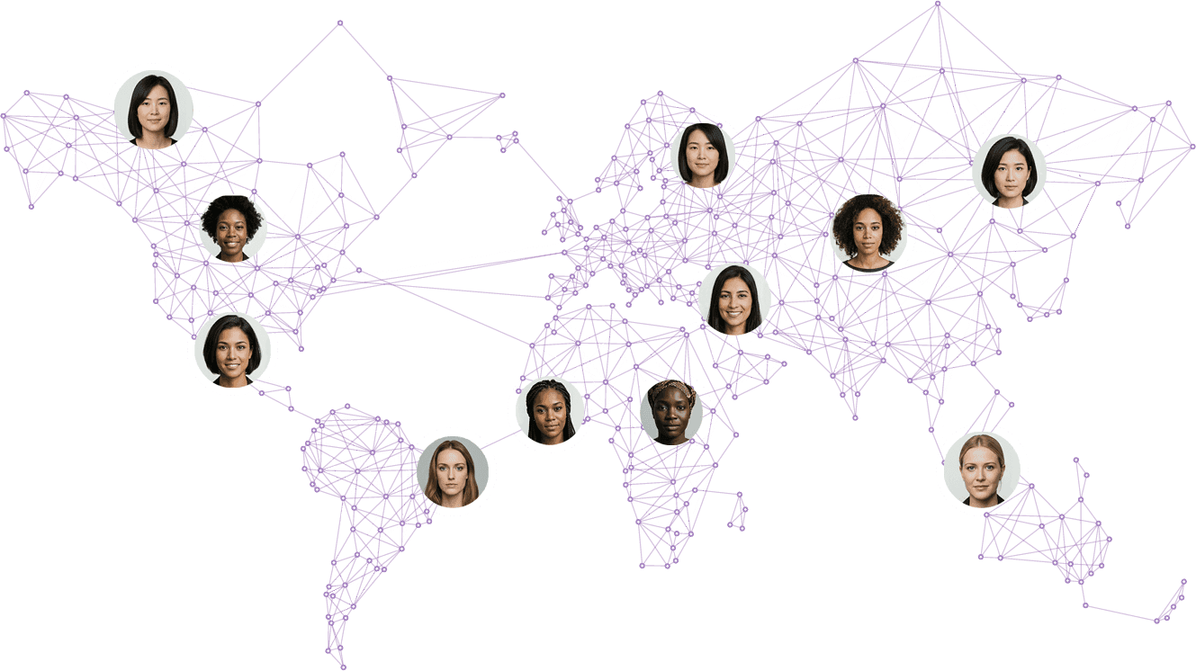 Women in community, embracing and supporting each other